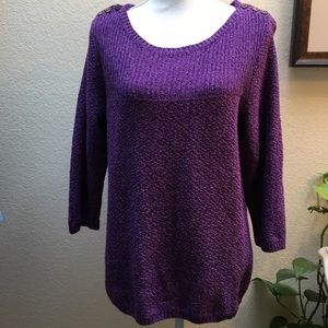 Purple sweater sz LG